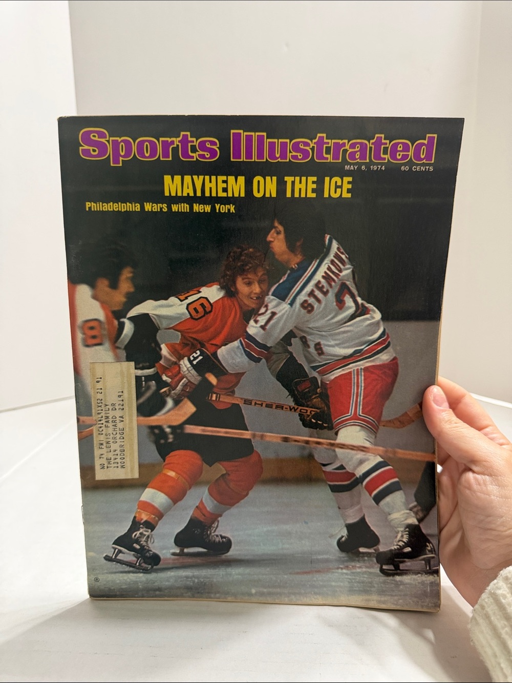 Sports Illustrated Vintage Hockey Cover Magazine- May 1974